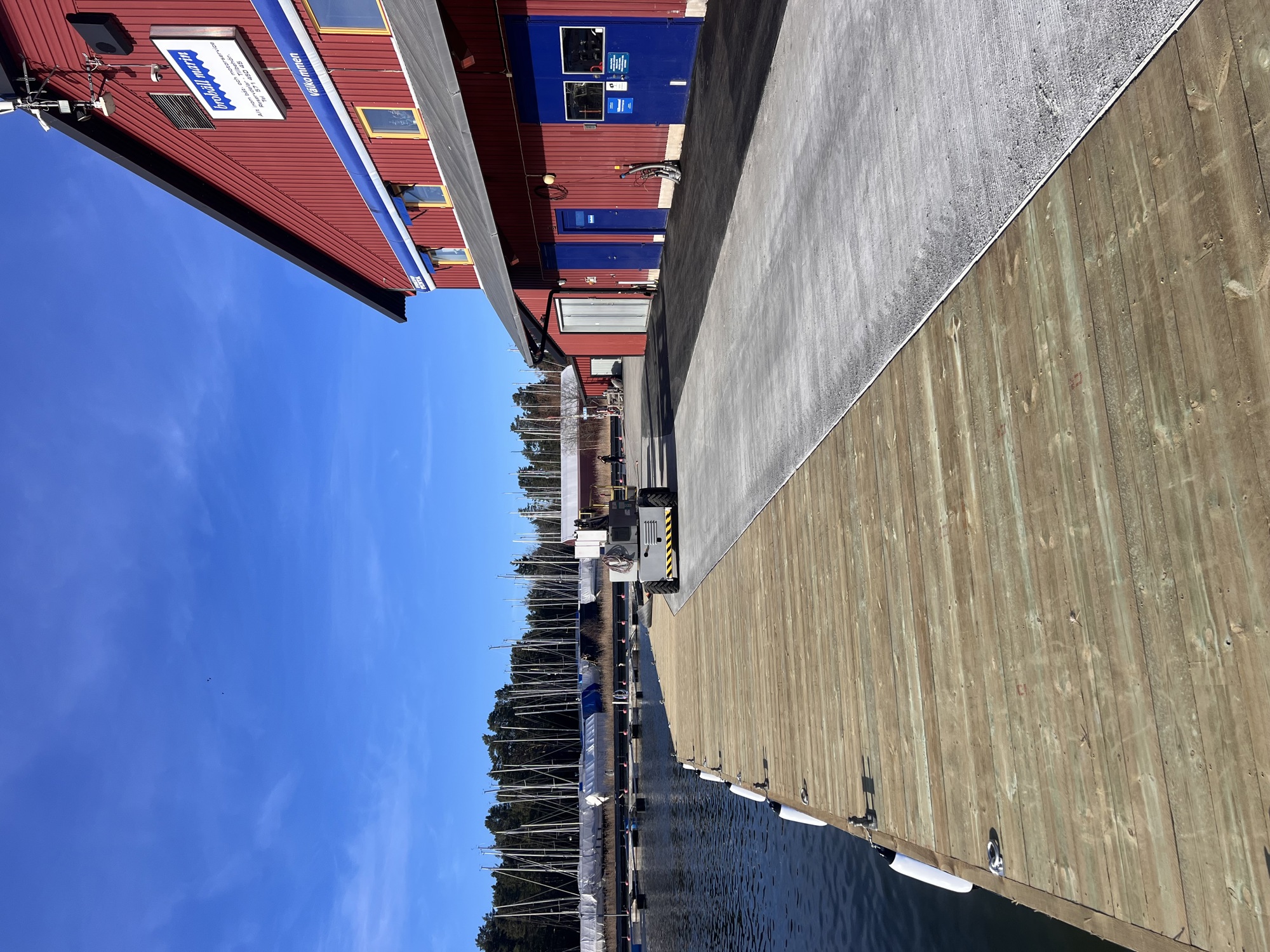 Ny servicekaj på Bullandö!