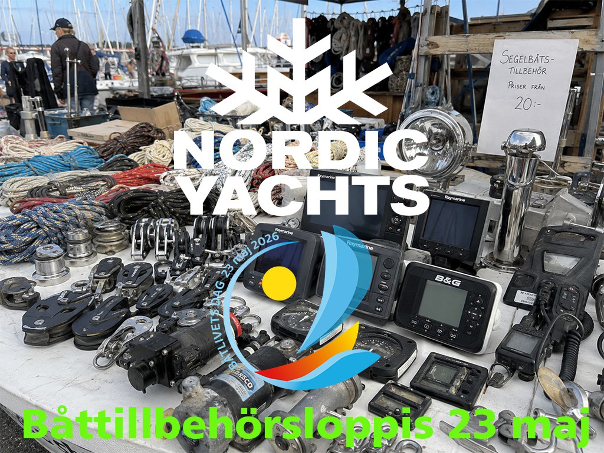 Båtloppis på hamnplan lördag 23 maj!